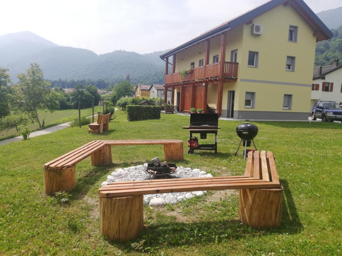 Ferienwohnung Hisasmihelka Kobarid Exterior foto